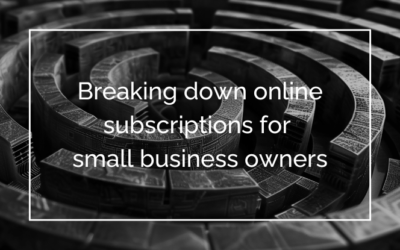 Getting back to basics: Breaking down online subscriptions for small business owners