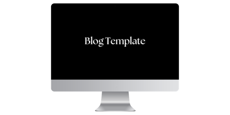 free blog template